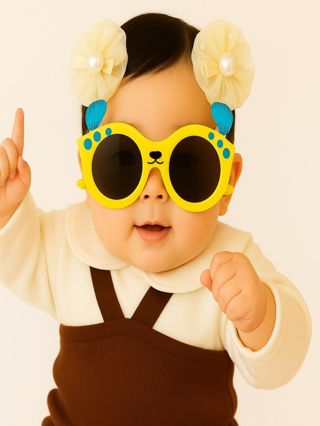 ANNA CREATIONS Girls Hair Clip with Sun Goggles Hair Accessory Set