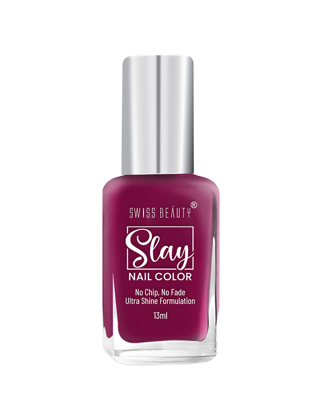 SWISS BEAUTY Slay Quick-Dry Nail Color 13ml - Wine Ready 95