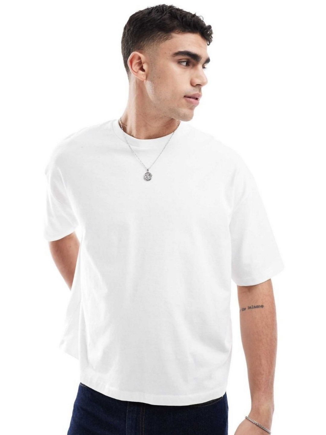 SMAN Crew Neck Oversized Cotton T-shirt