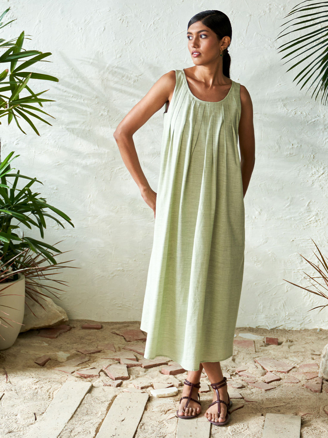 Canoopi Zesty Women Cotton Maxi Midi Dress
