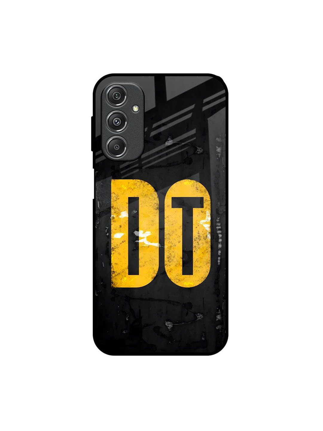 QRIOH DT Vibe Printed Sleek & Lightweight Silicone Samsung Galaxy M34 5G Glass Back Case