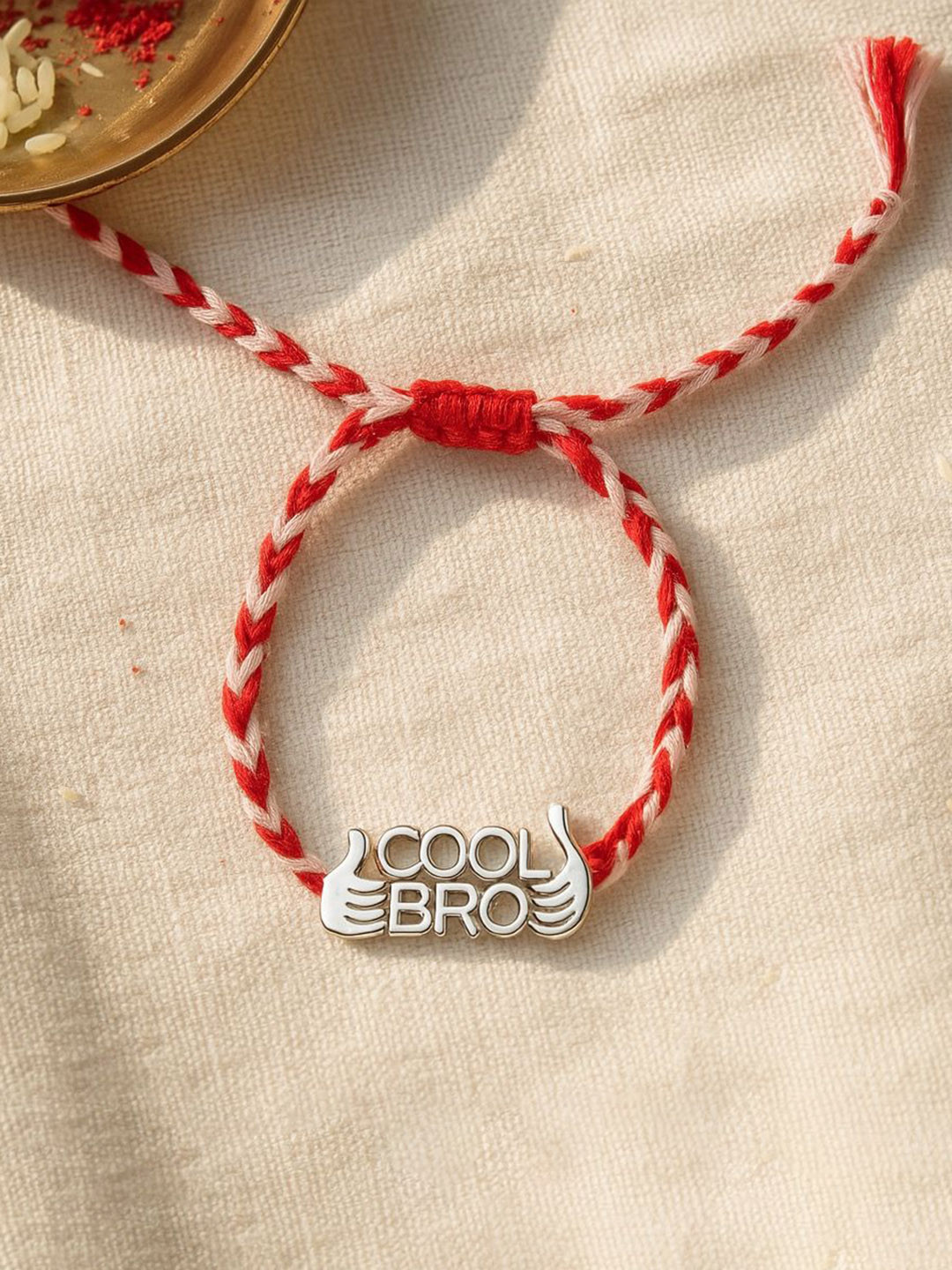 Anushka Jain Jewellery 925 Sterling Silver Cool Bro Thread Rakhi