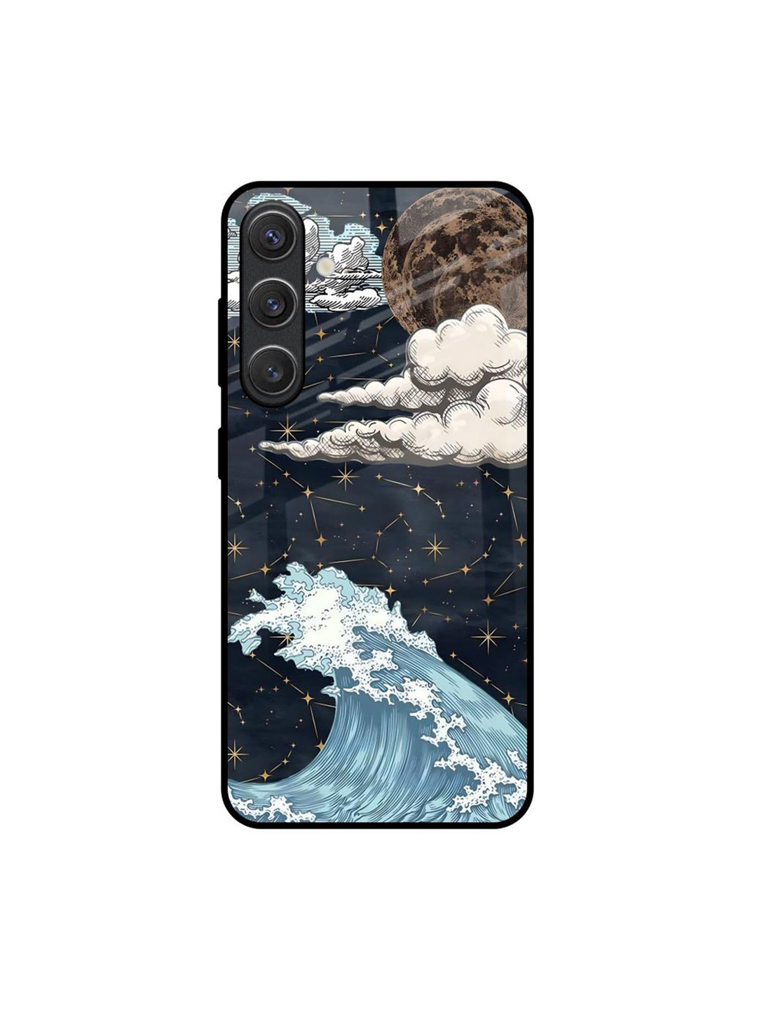 QRIOH Quirky High Tides Printed Silicone Samsung Galaxy S25 5G Back Case