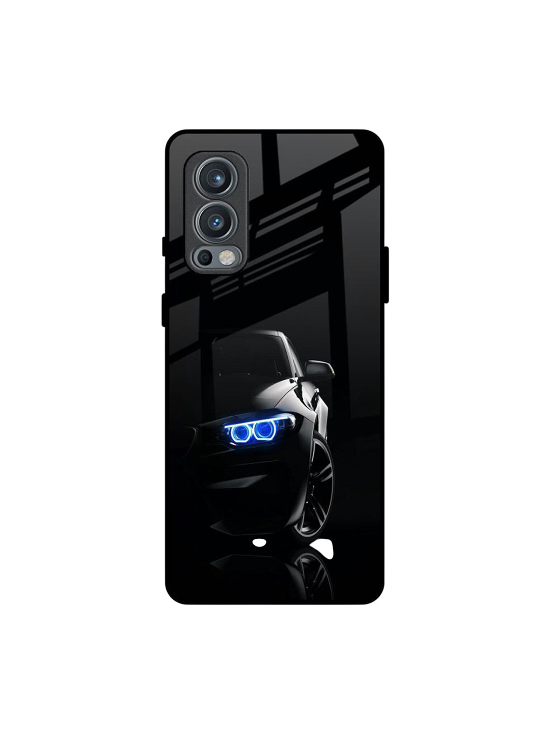 QRIOH Car In Dark Printed Silicone Oneplus Nord 2 Back Case