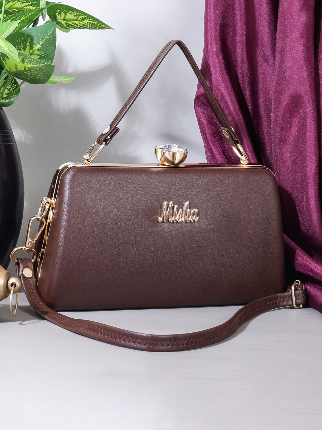 MISHA Dazzling Mirage Box Clutch