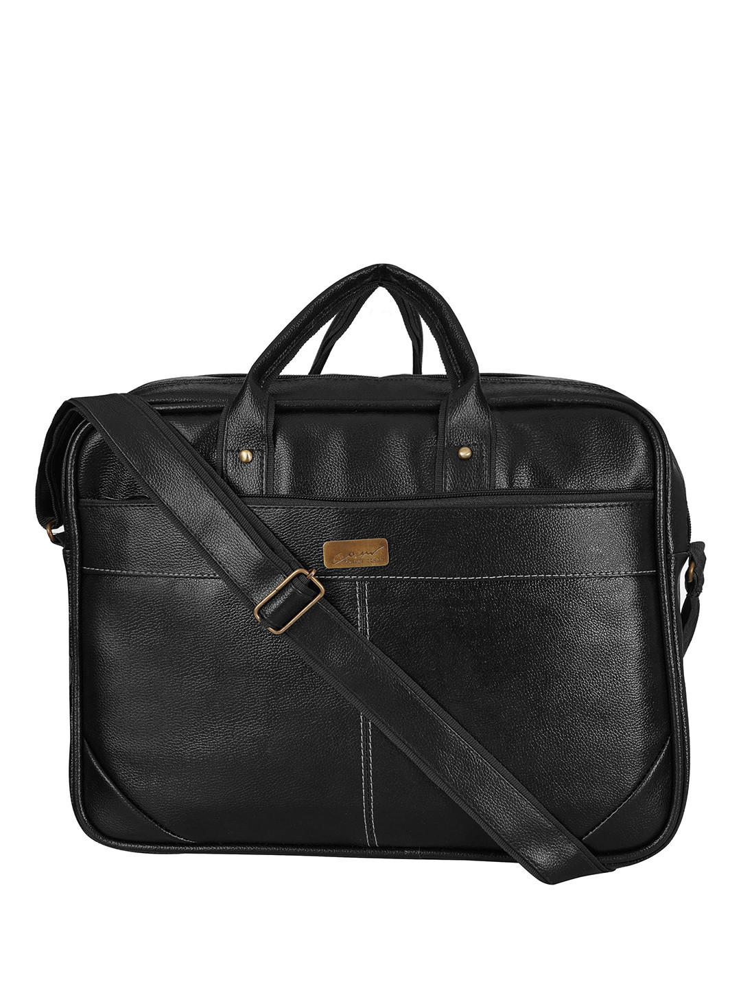 NYFEE Men Up to 17 inch Textured Laptop Bag