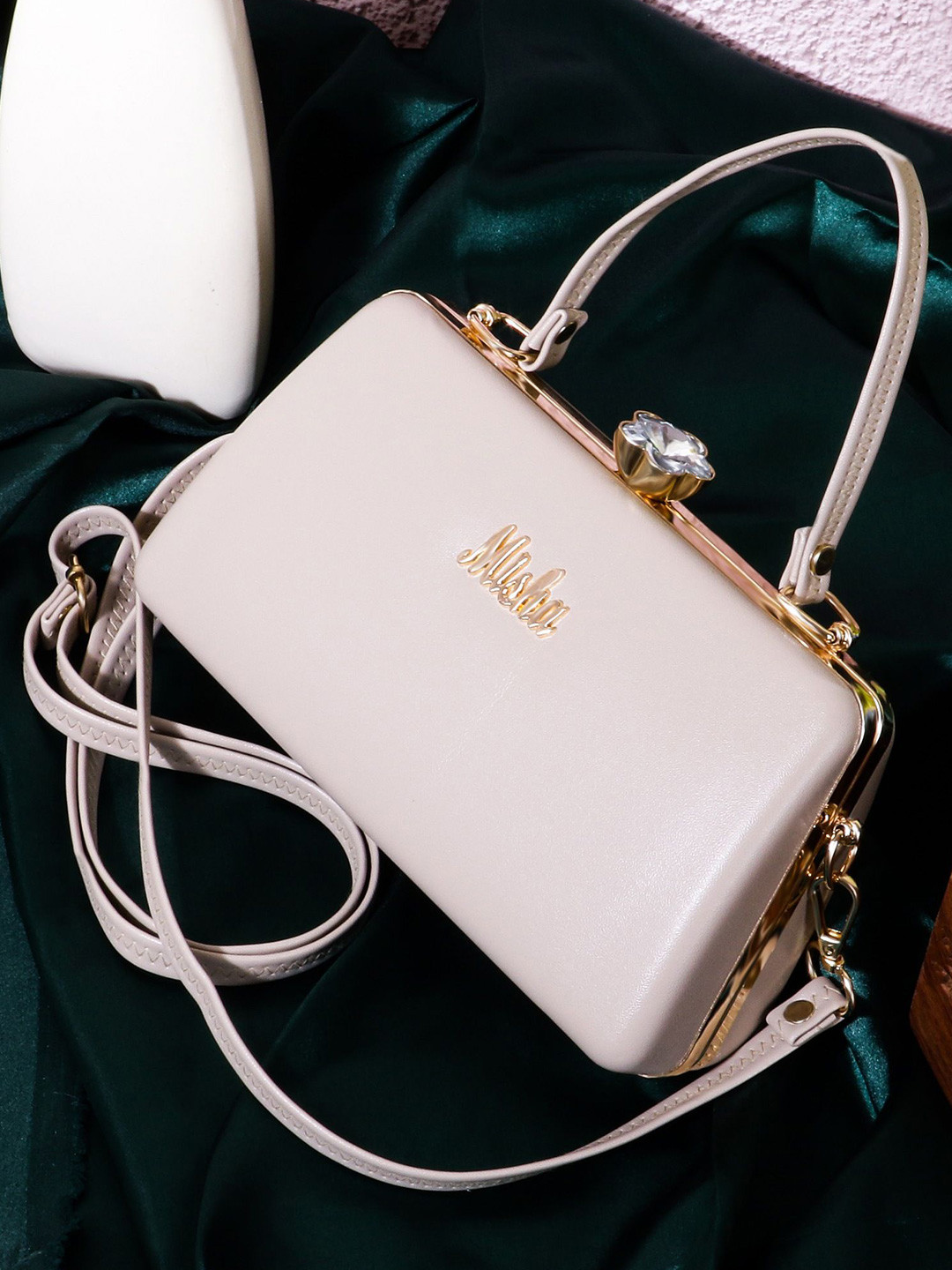 MISHA Dazzling Mirage Box Clutch