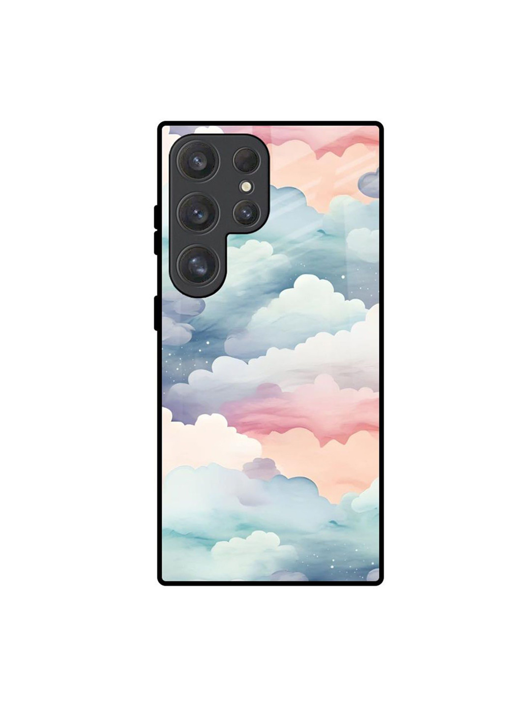QRIOH Starry Cloud Quirky Printed Samsung Galaxy S25 Ultra 5G Silicone Back Case