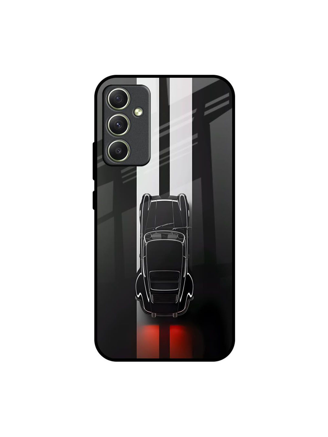 QRIOH Shadow Flash Printed Sleek & Lightweight Silicone Samsung Galaxy A34 5G Back Case