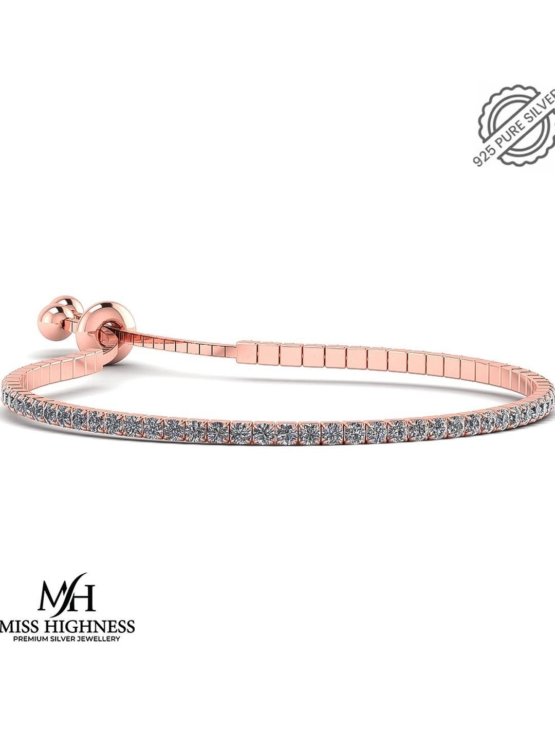 MISS HIGHNESS Rhodium-Plated Sterling Silver Bracelet