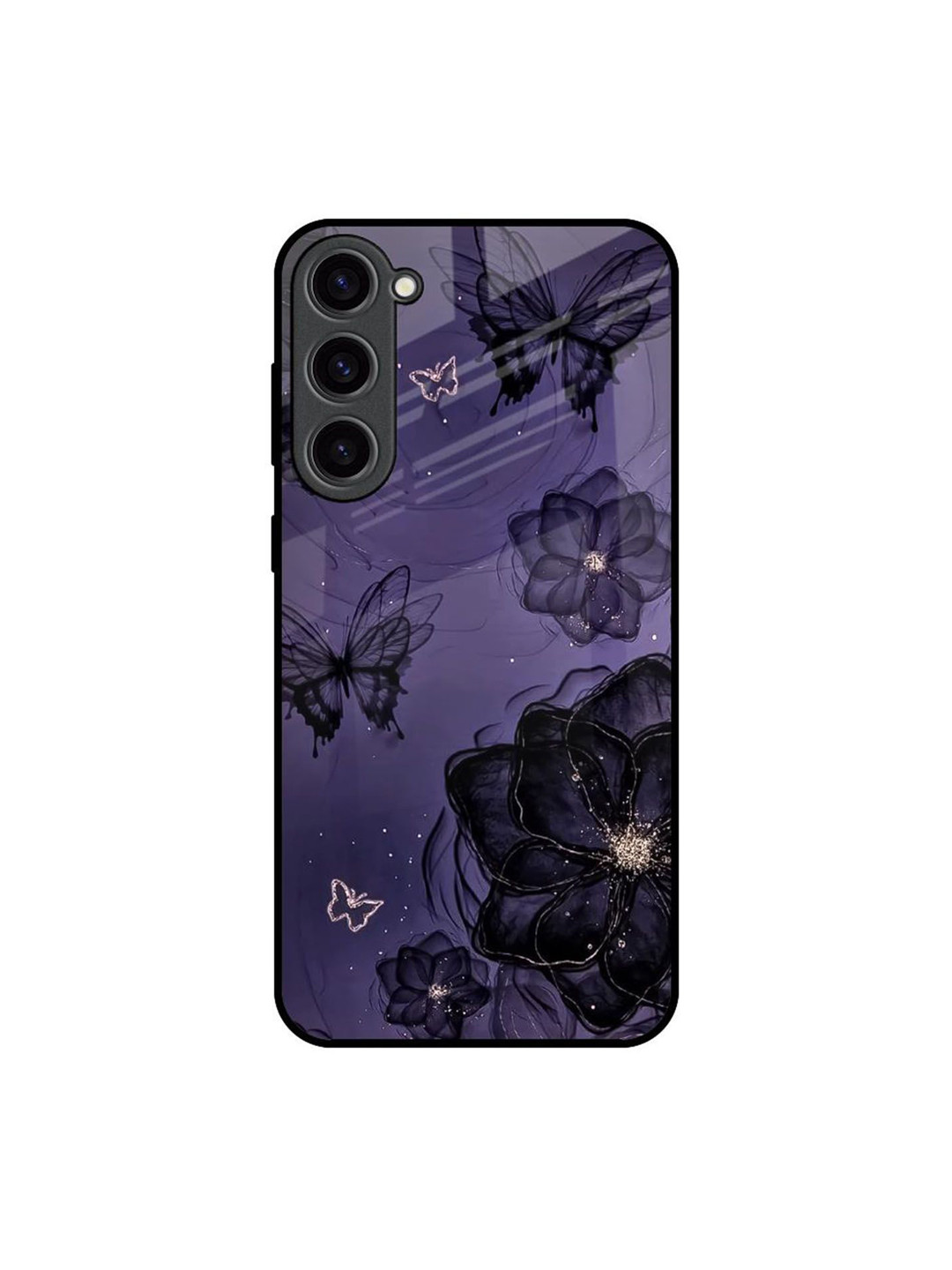 QRIOH Paradise Floral Printed Samsung Galaxy S23 Plus 5G Silicone Back Case