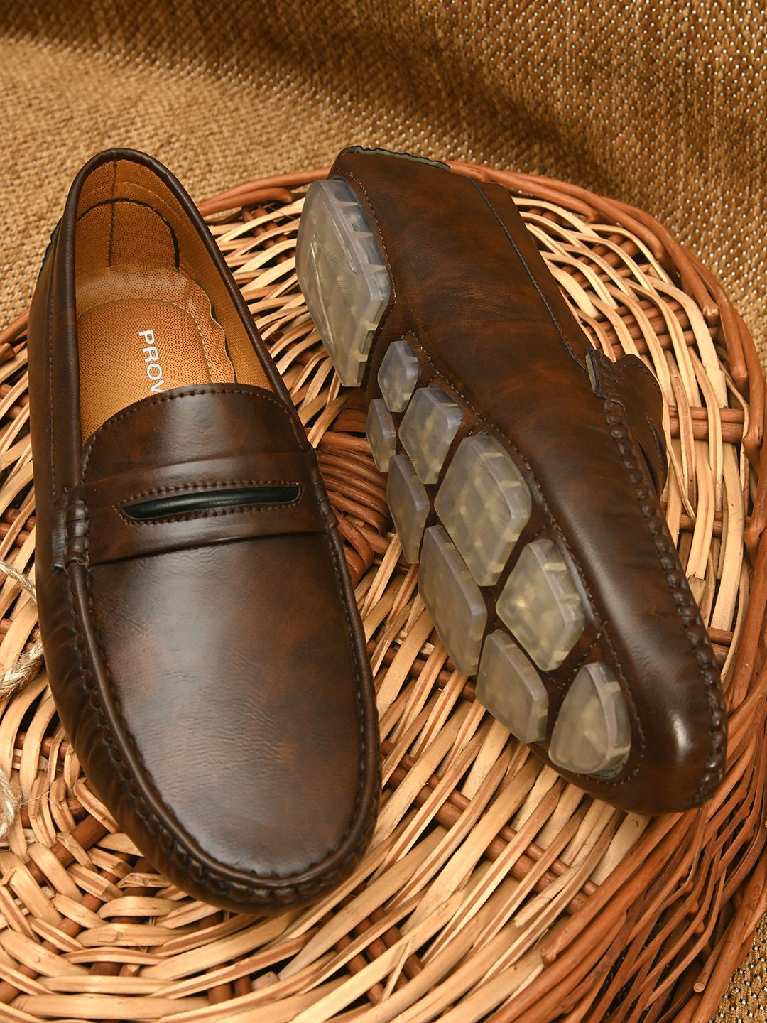 Provogue Men Antibacterial Chunky Sole Loafers