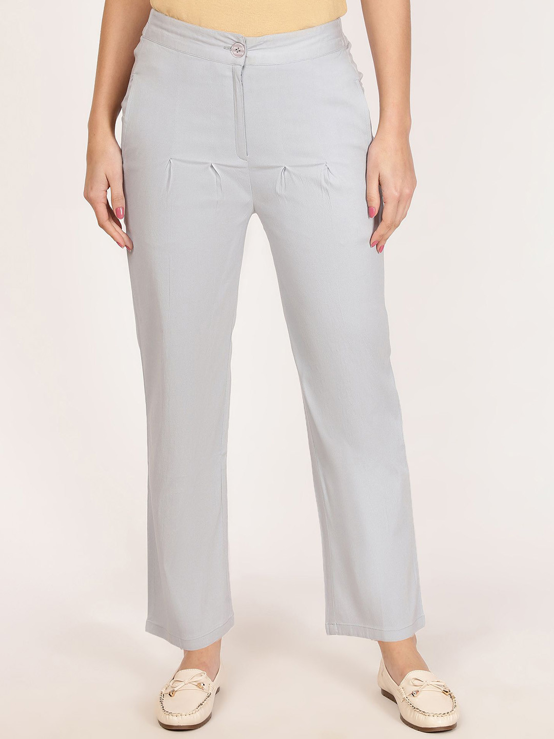 FUTURO Women Relaxed Straight Fit Trousers