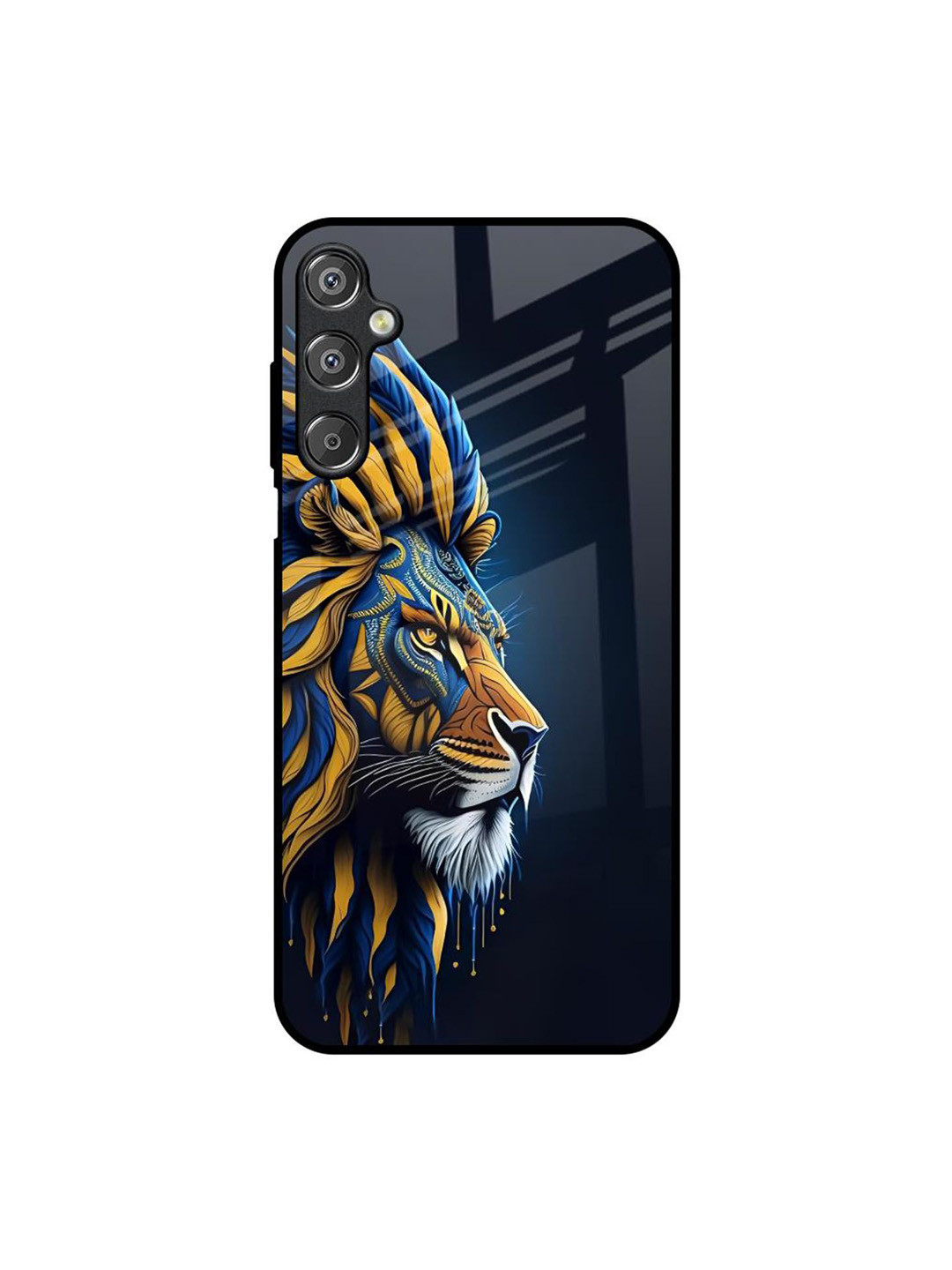 QRIOH Animated Lion Printed Sleek & Lightweight Silicone Samsung Galaxy M15 5G Back Case