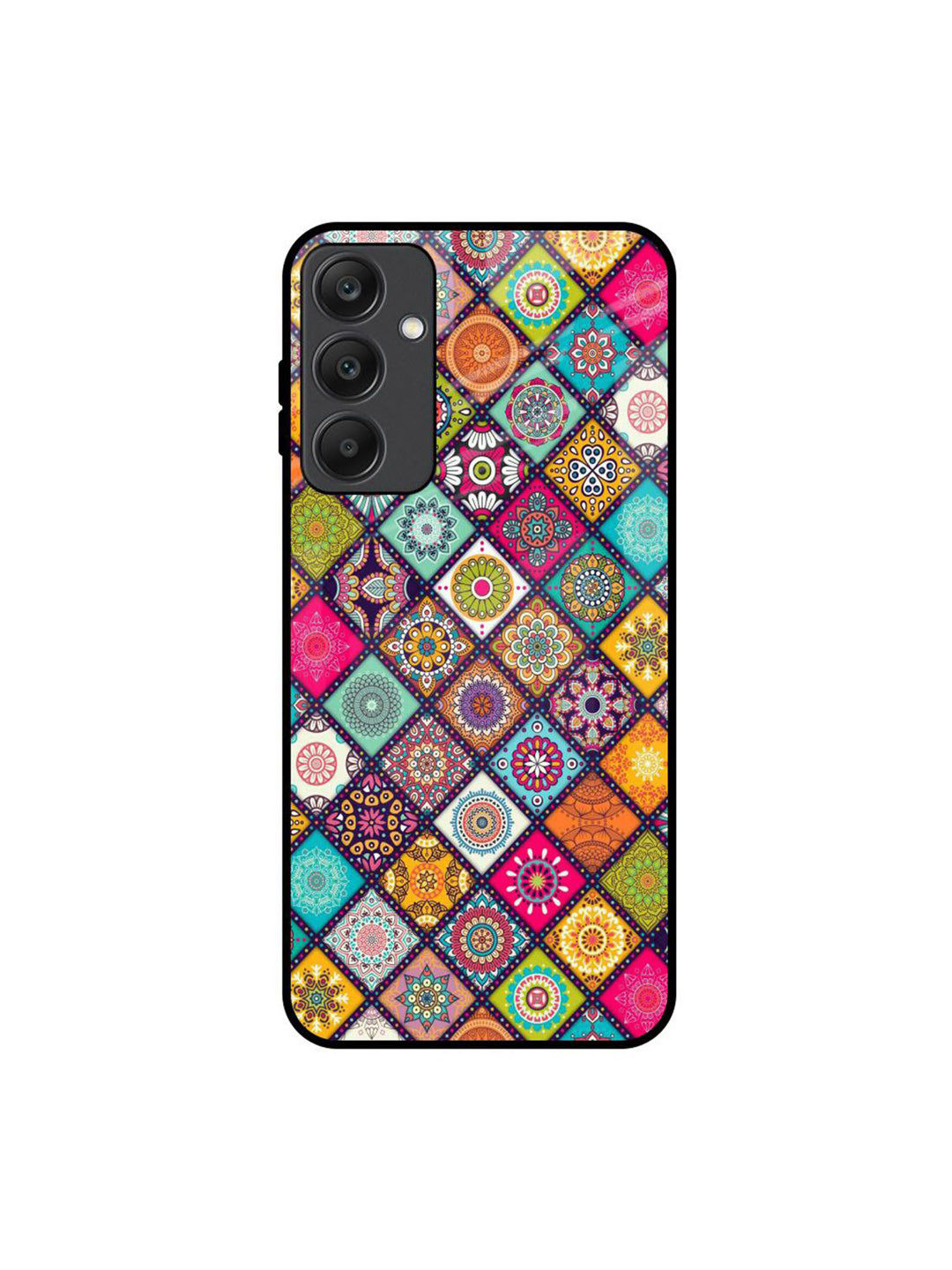 QRIOH Mandala Geometric Printed Samsung Galaxy A25 5G Silicone Back Case