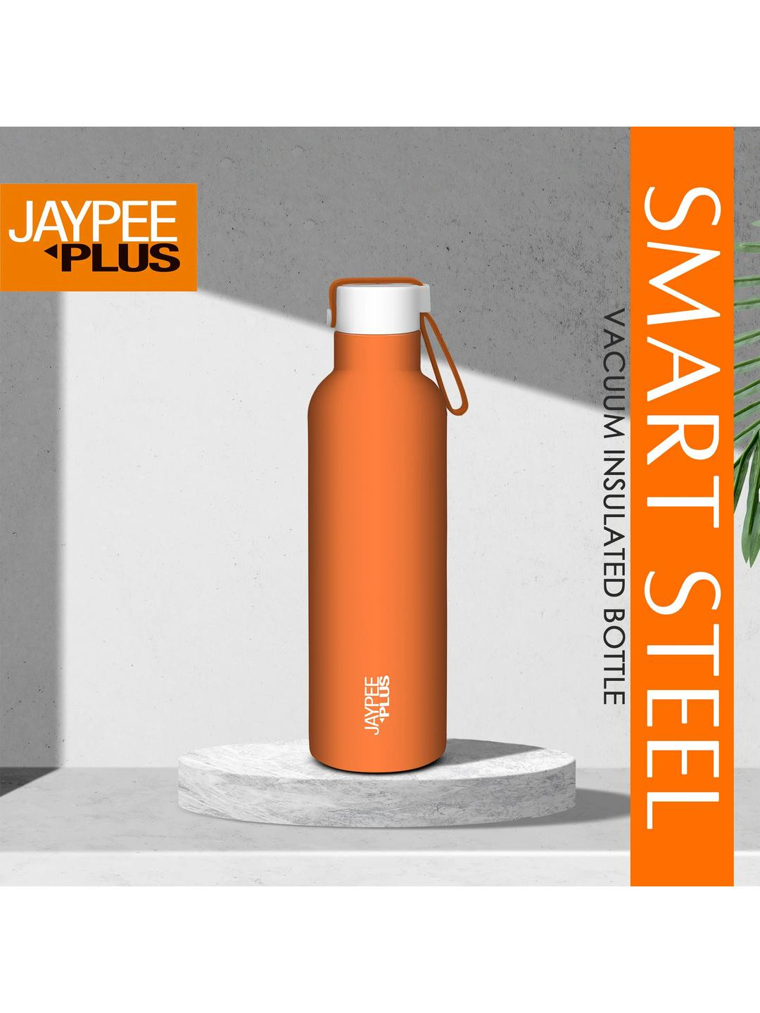 Jaypee Plus Tango Orange Steel Hot & Cold Water bottle 600ml