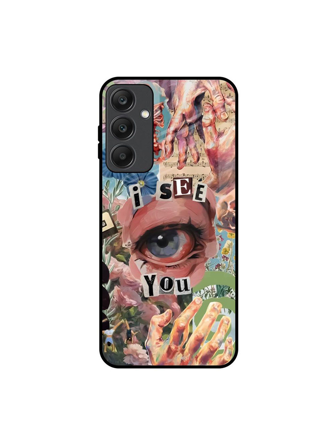 QRIOH Soulful Gaze Printed Samsung Galaxy A25 5G Back Case Mobile Accessories
