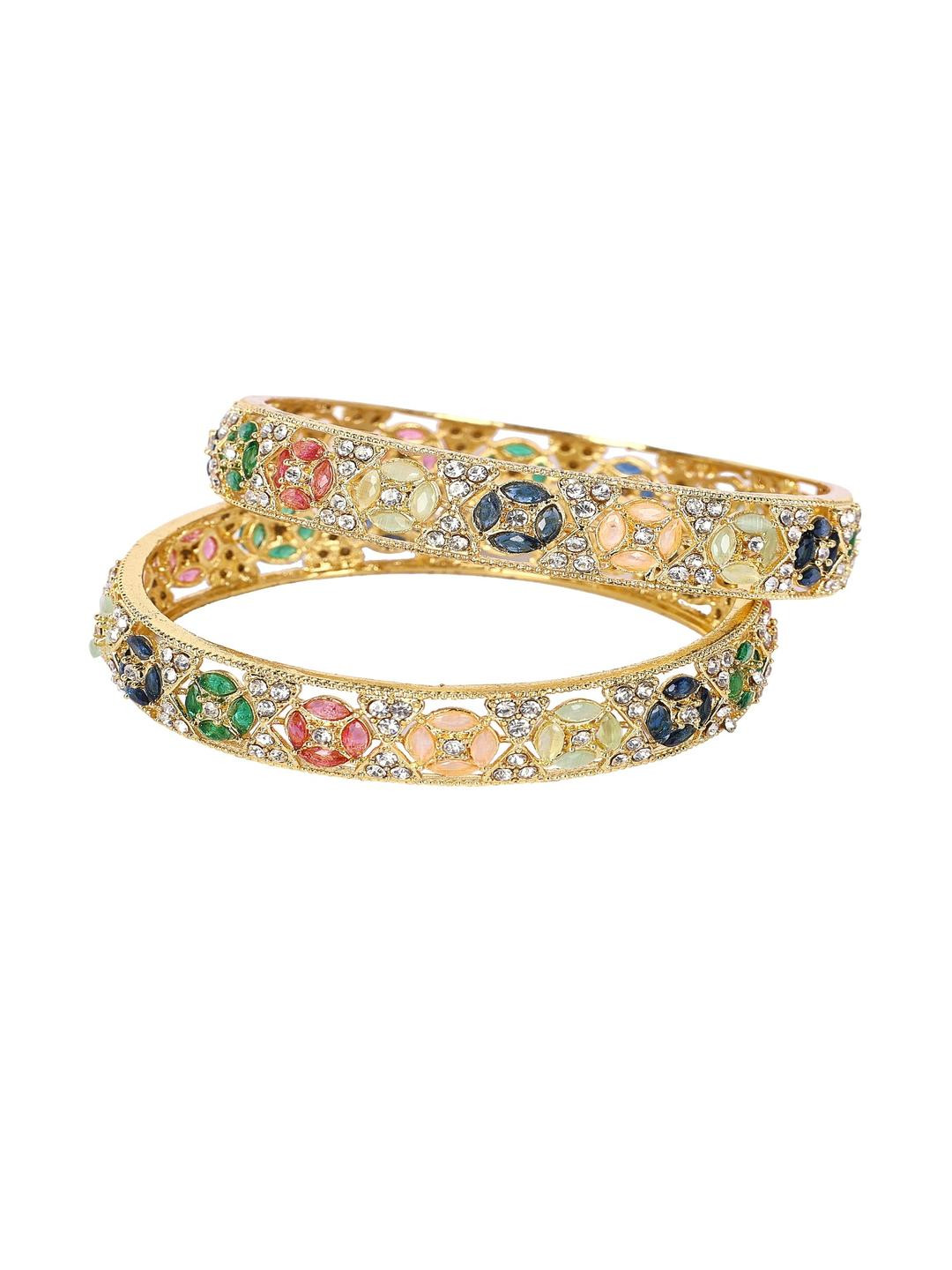 Oneys Collection Multi-Coloured Alloy Bangle