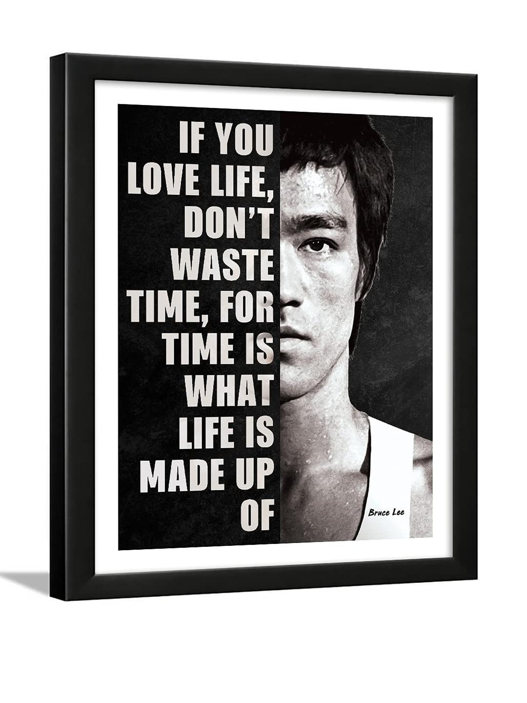 Chaka Chaundh Bruce Lee Quotes Wall Art