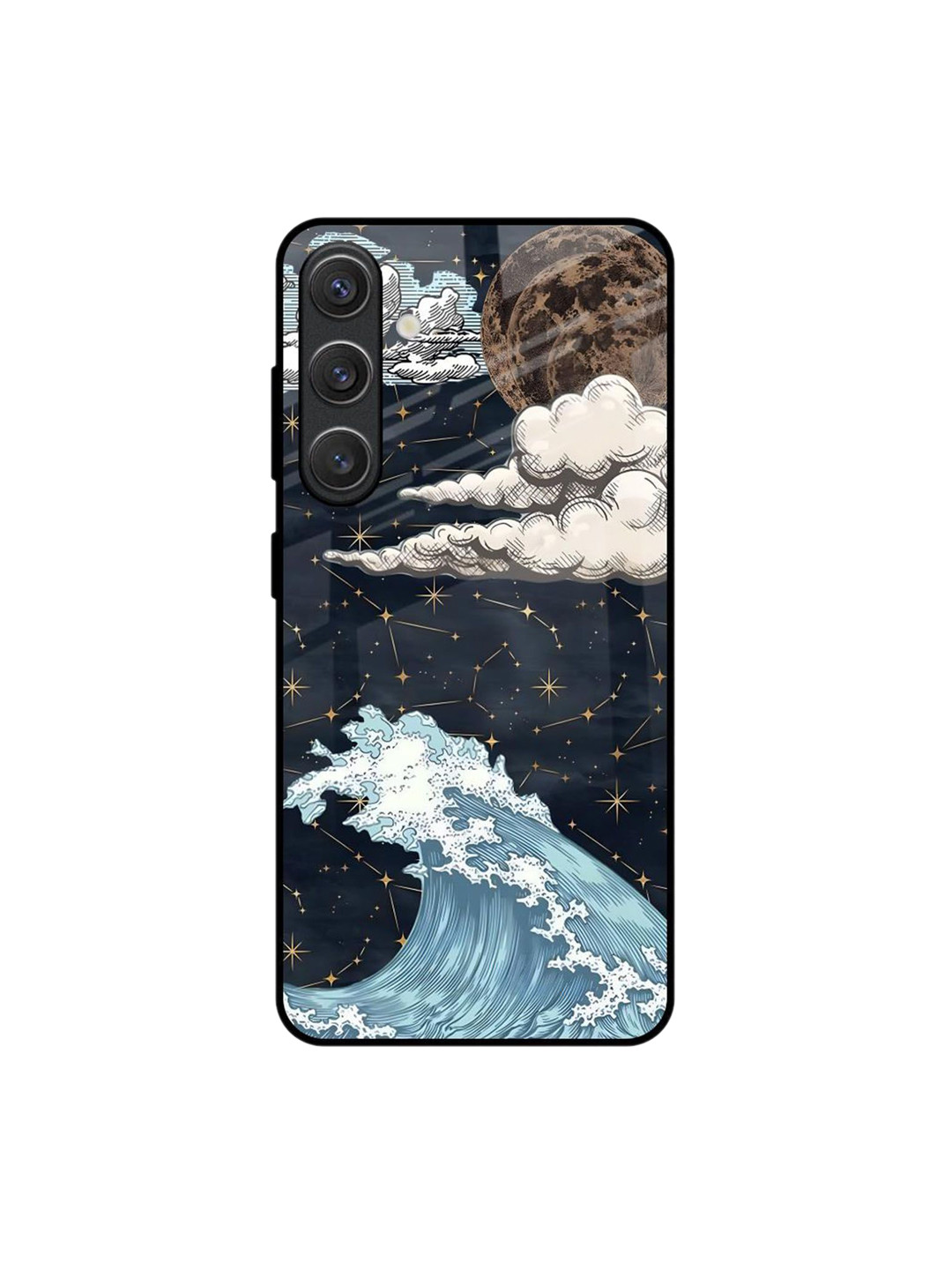 QRIOH High Tides Printed Samsung Galaxy S25 Plus 5G Silicone Back Case