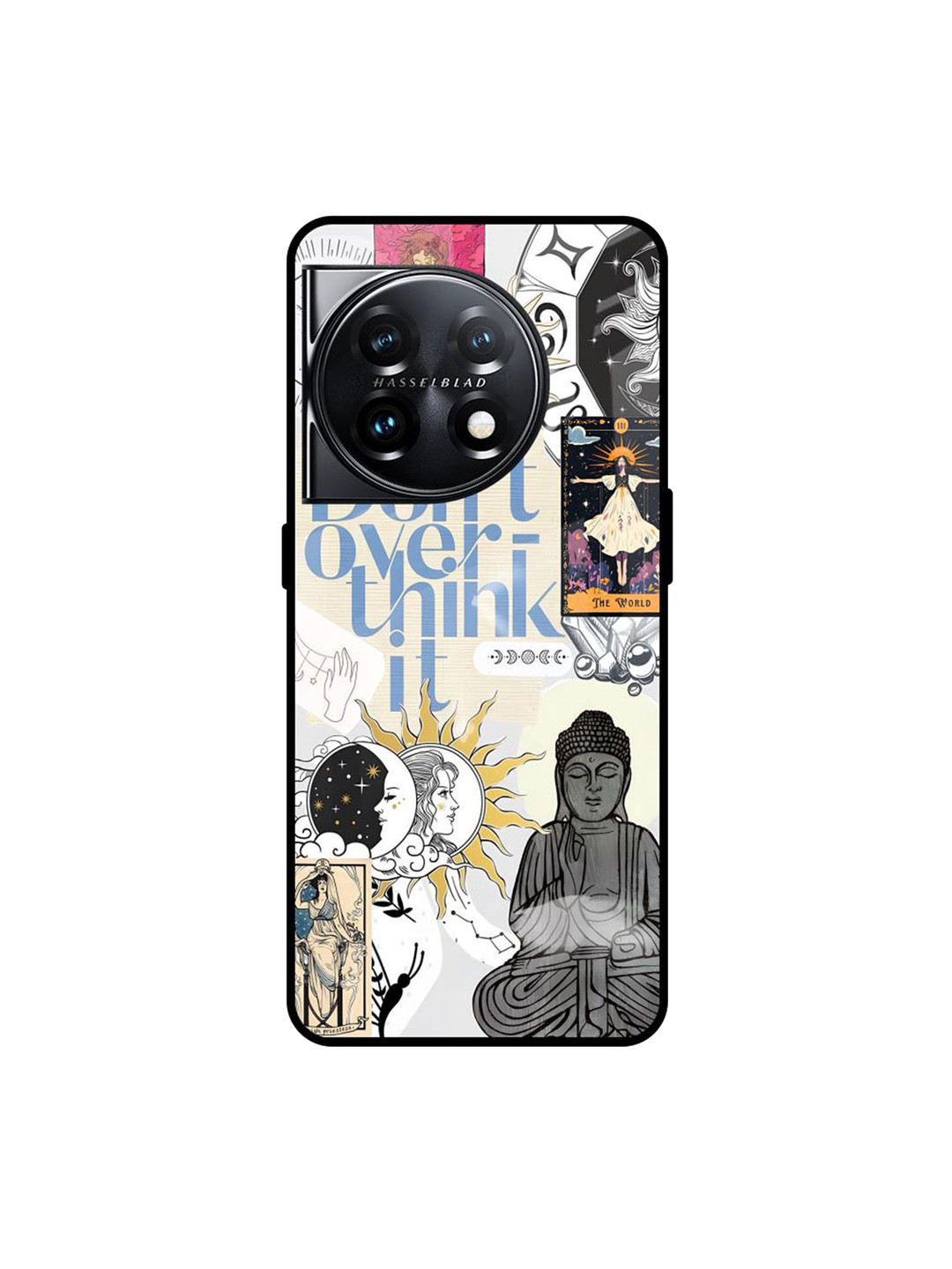 QRIOH Heaven Path Quirky Printed OnePlus 11 5G Silicone Back Case Mobile Accessories