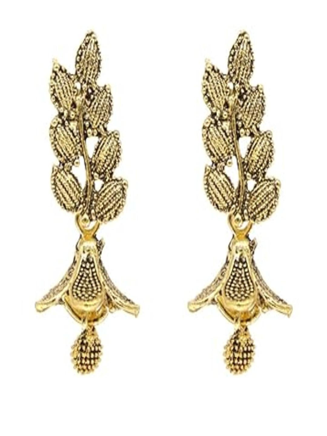 Fabula Fashion Gold-Plated Brass Earrings