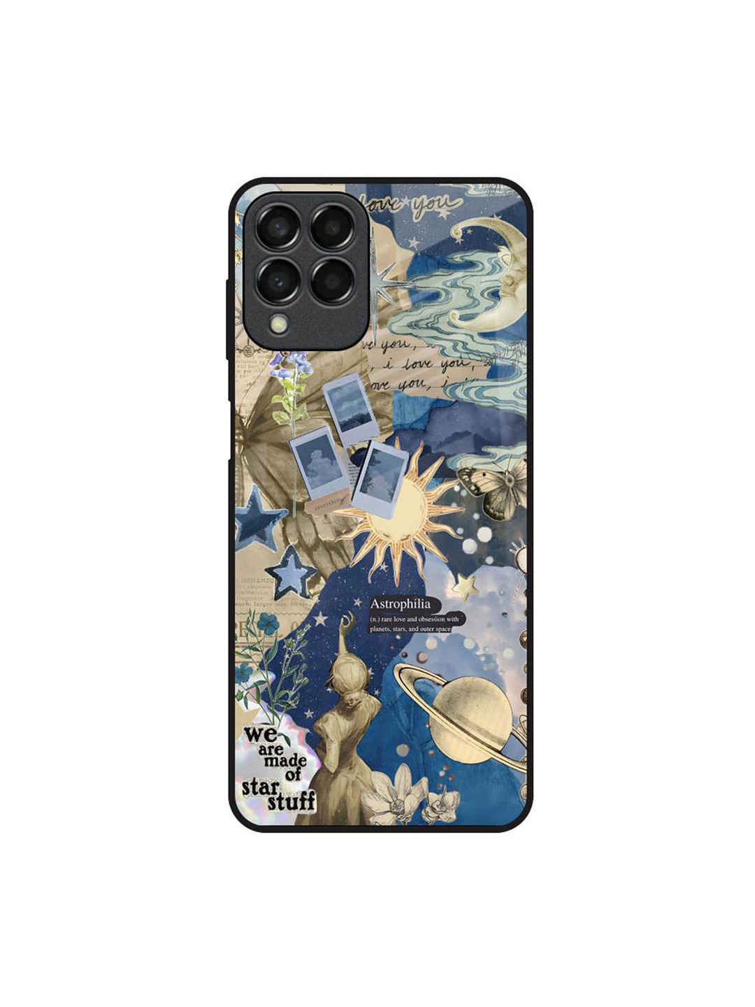 QRIOH Infinite Stardust Printed Samsung Galaxy M53 5G Silicone Back Case