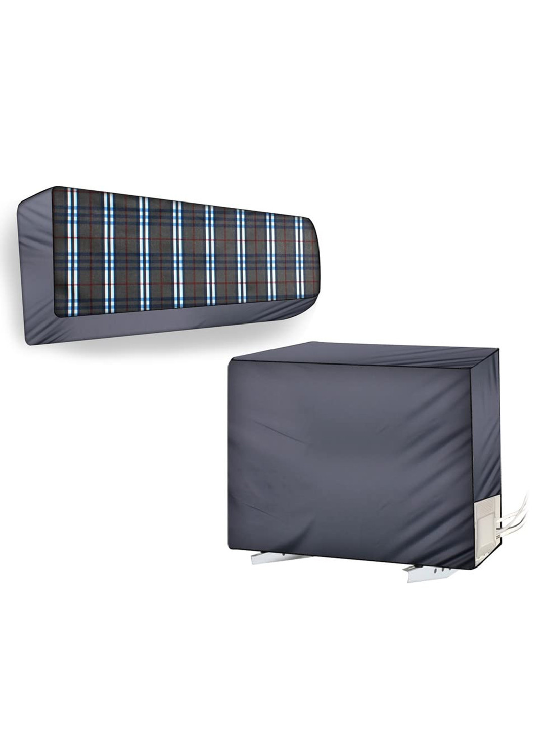 The Furnishing Tree Split AC Cover Set of Indoor and Outdoor Unit Used for 1 Ton Daikin DTL35 Check