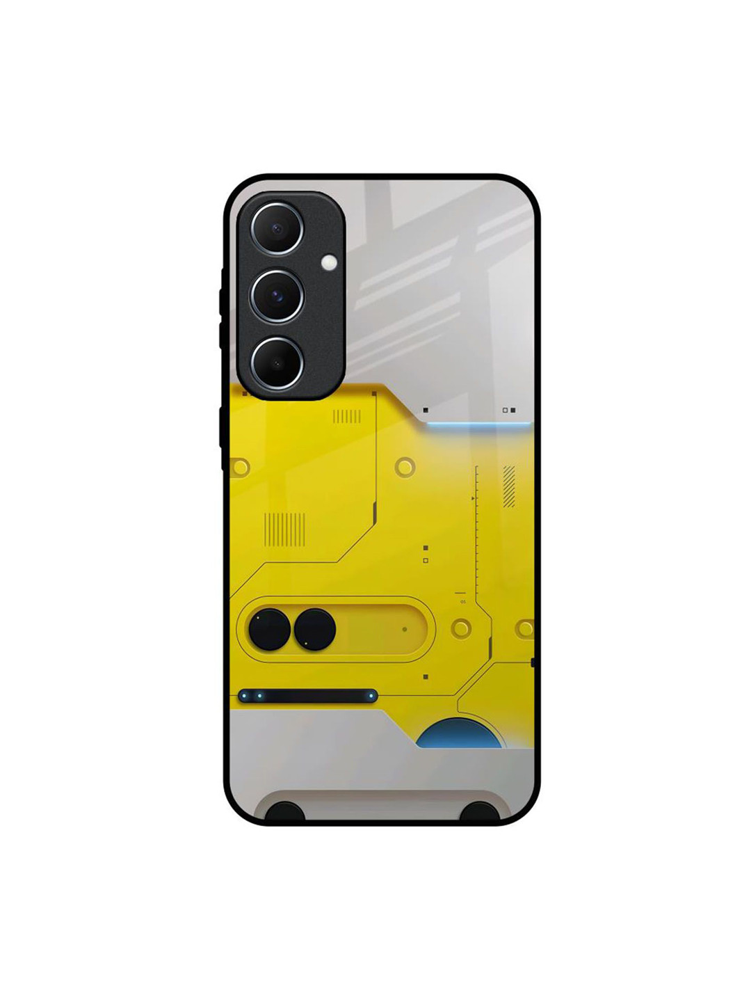 QRIOH Necro Printed Sleek & Lightweight Silicone Samsung Galaxy A55 5G Back Case