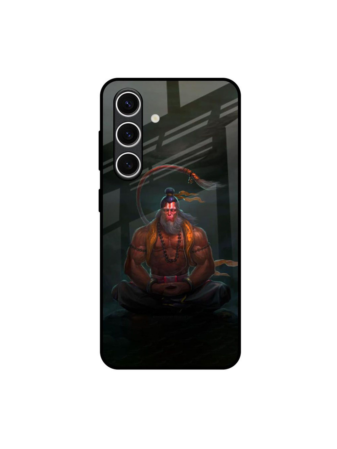 QRIOH Lord Hanuman Animated Printed Samsung Galaxy S24 FE 5G Back Case Mobile Accessories