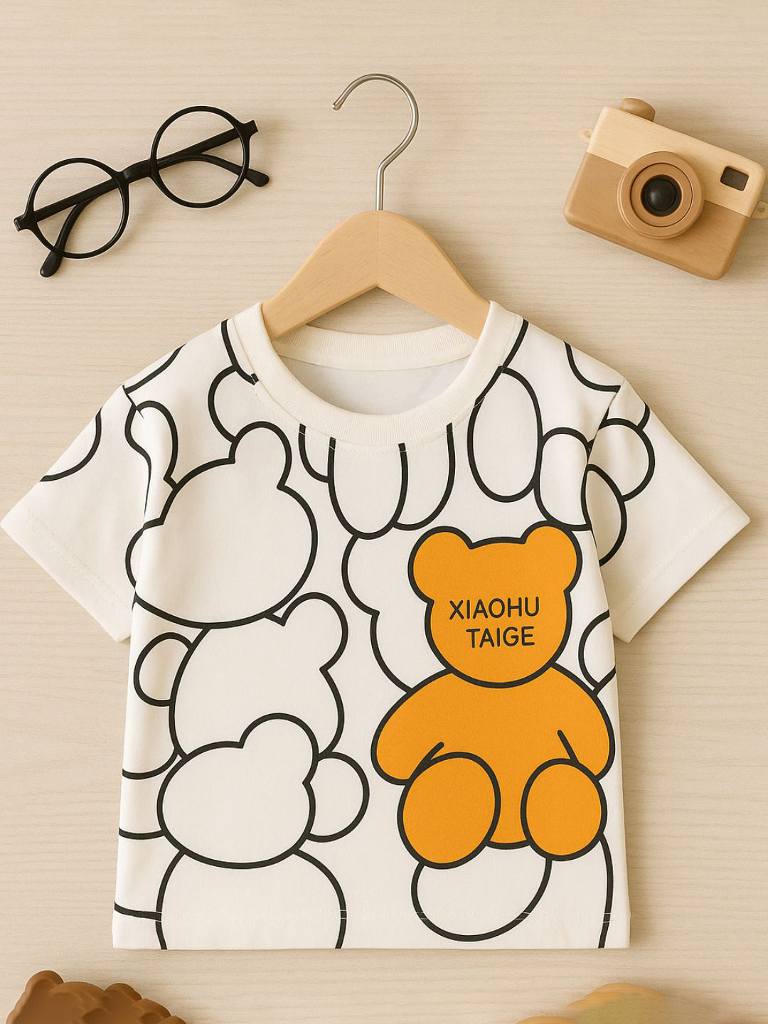 Googo Gaaga Boys Graphic Printed Round Neck Cotton T-shirt