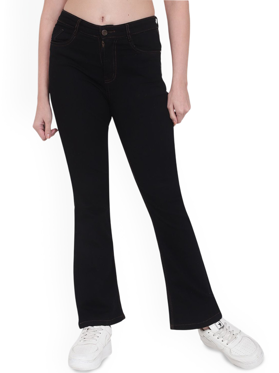 God's Club Women  Comfort Bootcut High-Rise Jeans