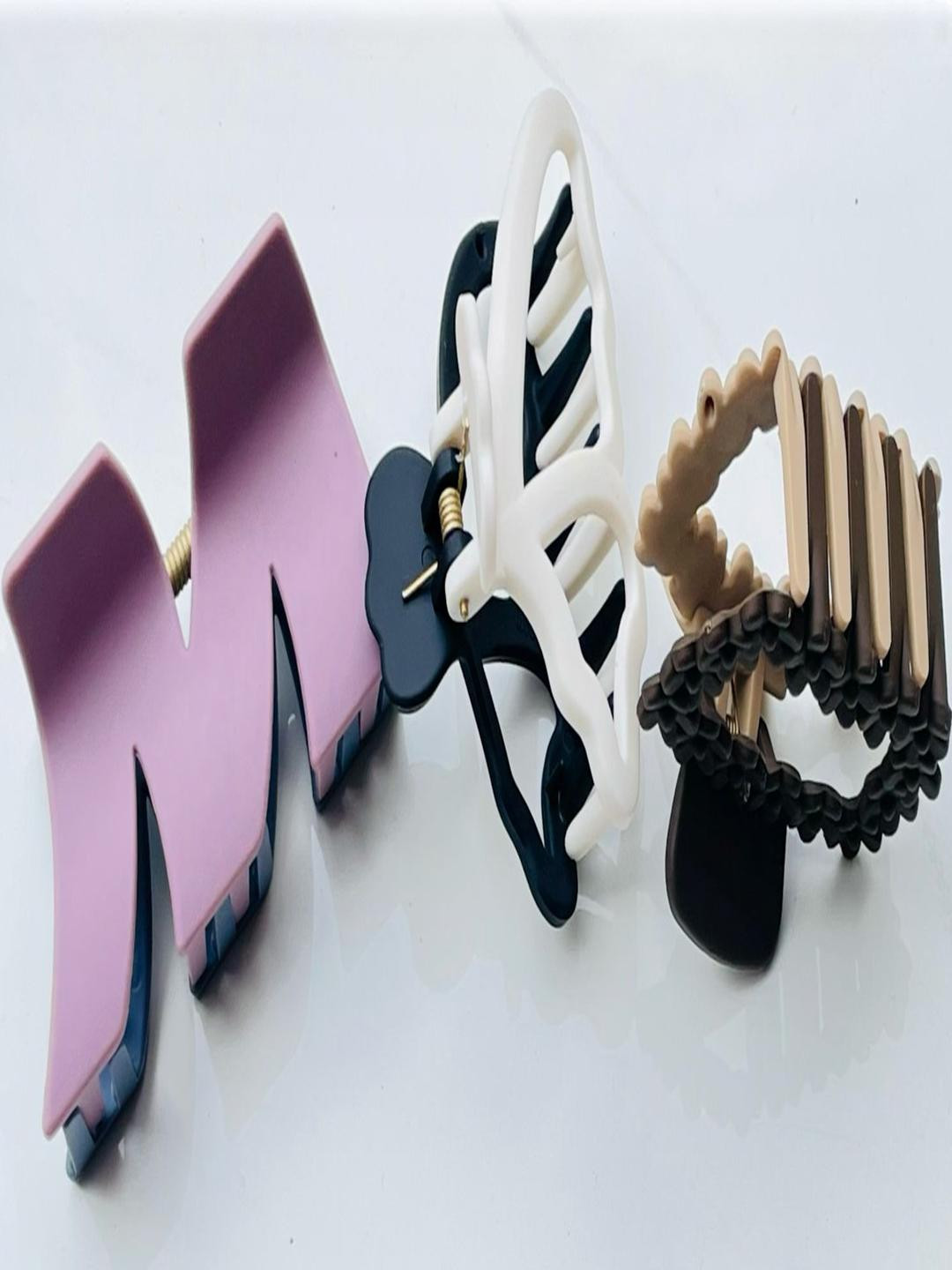 PRATHAM FASHION Women Set of 3 Claw Clip