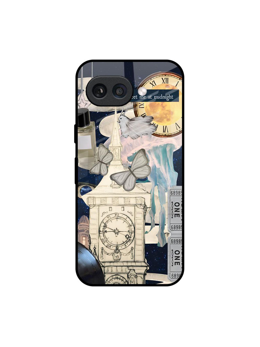 QRIOH Midnight vision Quirky Printed Google Pixel 9A Silicone Back Case