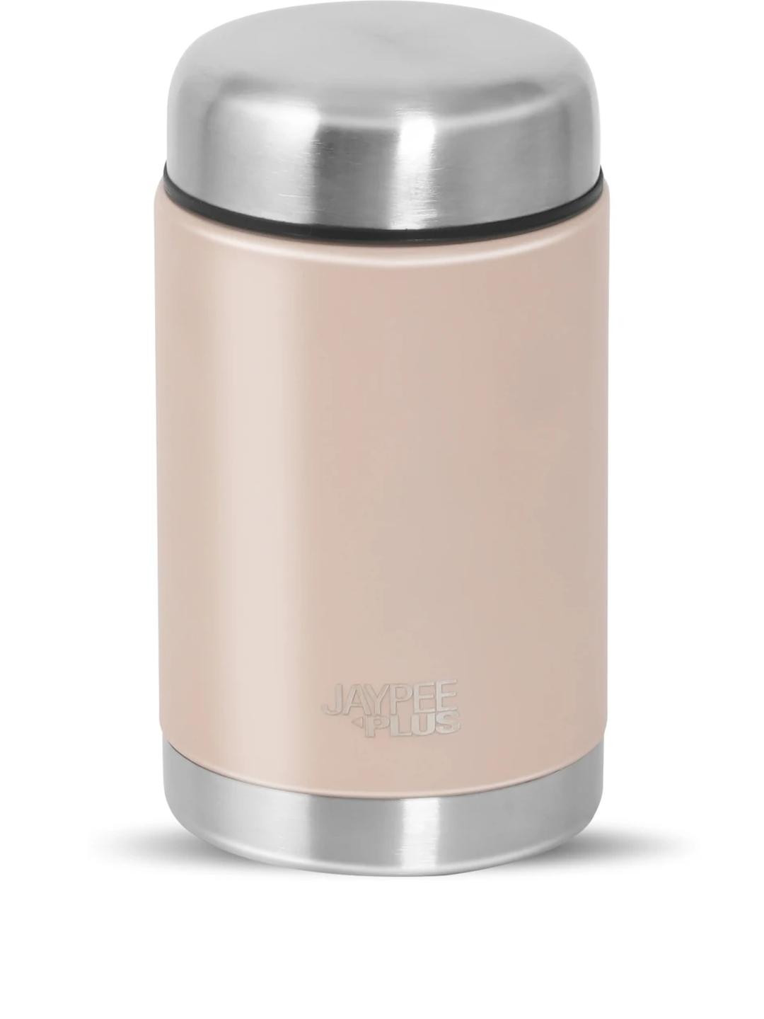 Jaypee Plus Pink Nutri Steel food Jar 550ml with Bag