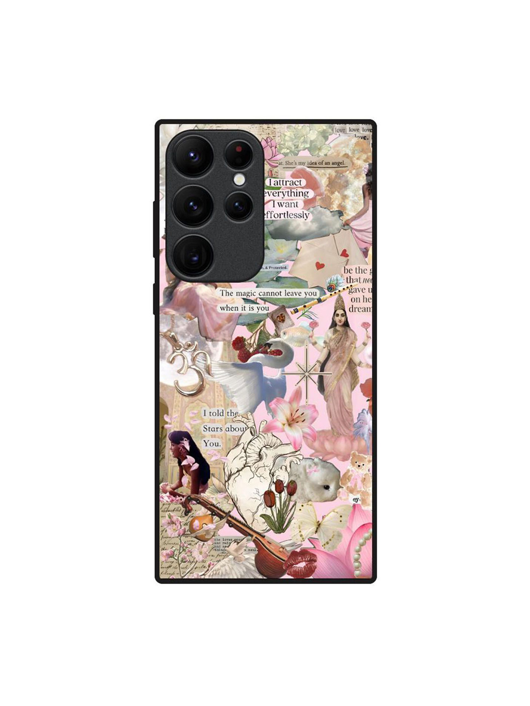QRIOH Goddess Of Elegance Printed Samsung Galaxy S22 Ultra Back Case Mobile Accessories