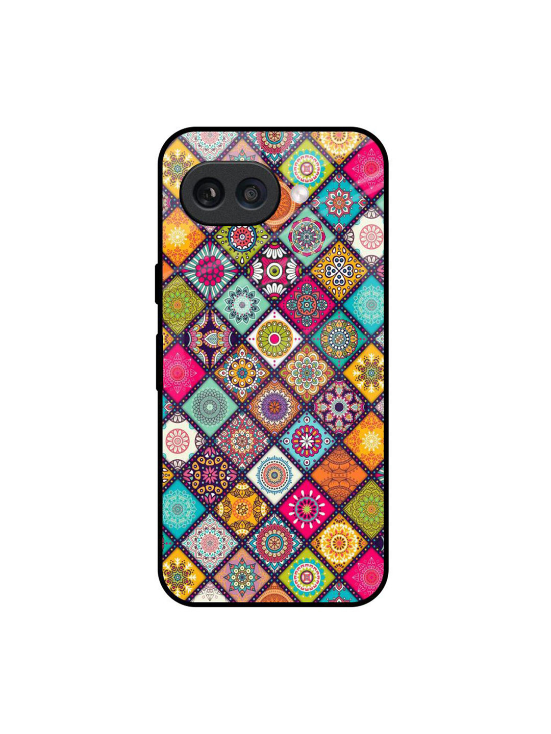 QRIOH Mandala Art Printed Google Pixel 9A Silicone Back Case