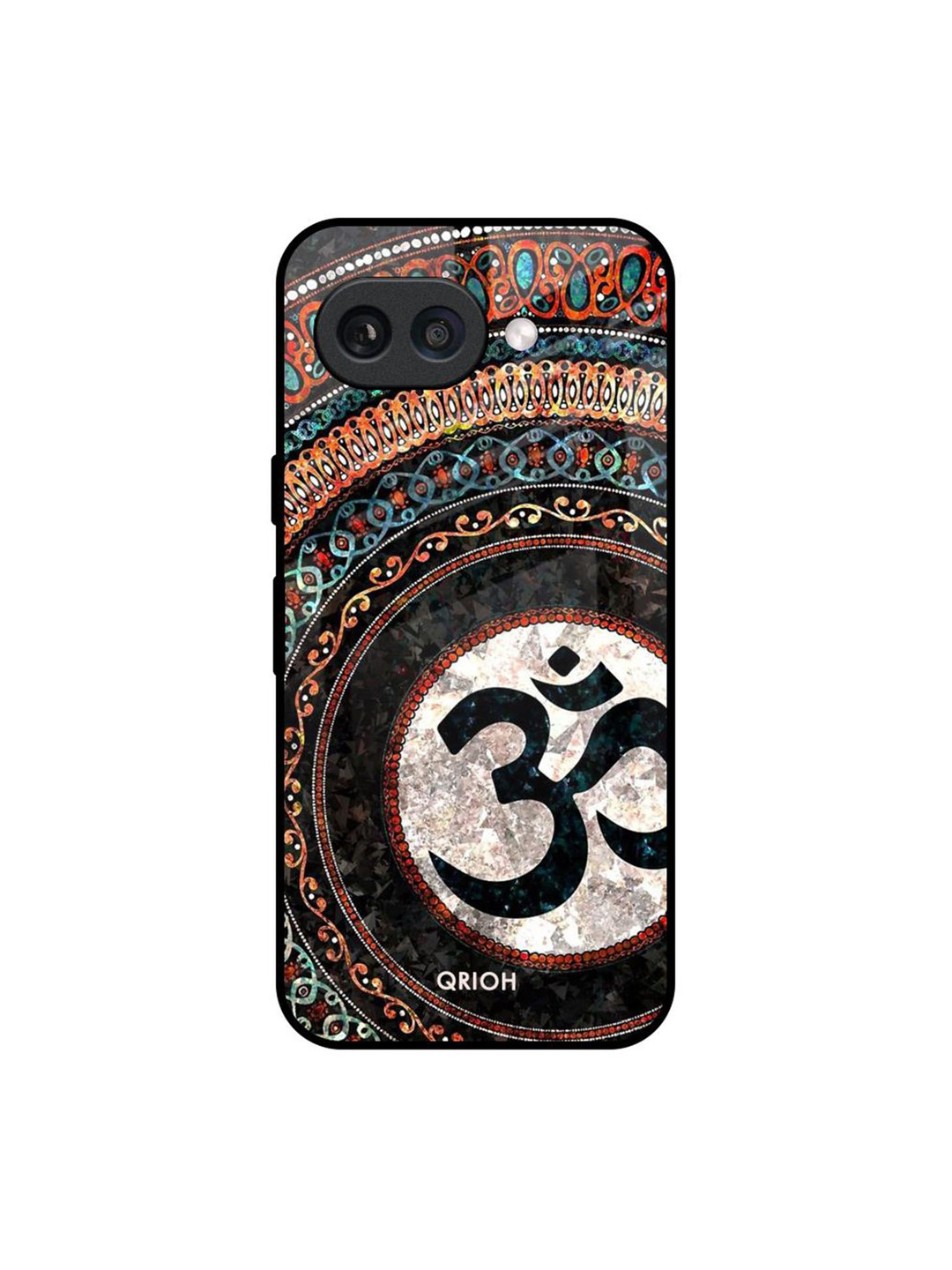 QRIOH Quirky Printed Glass Google Pixel 9A Mobile Back Case Cover