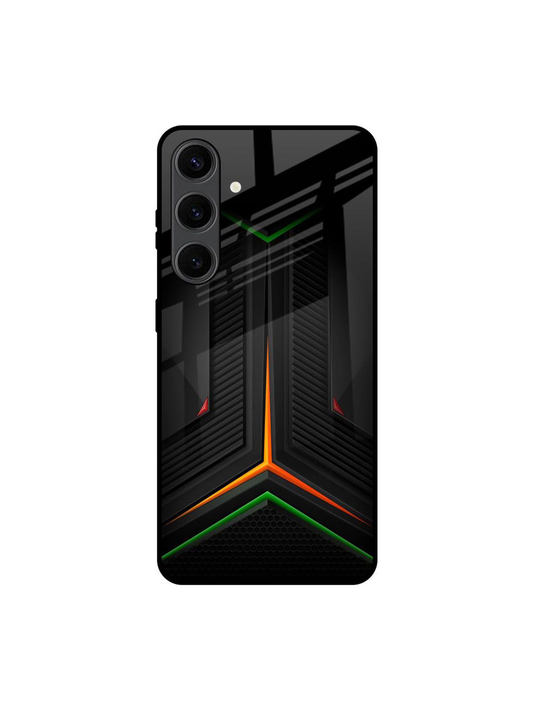 QRIOH Modern Ultra Chevron Printed Samsung Galaxy S24 Plus 5G Silicone Back Case