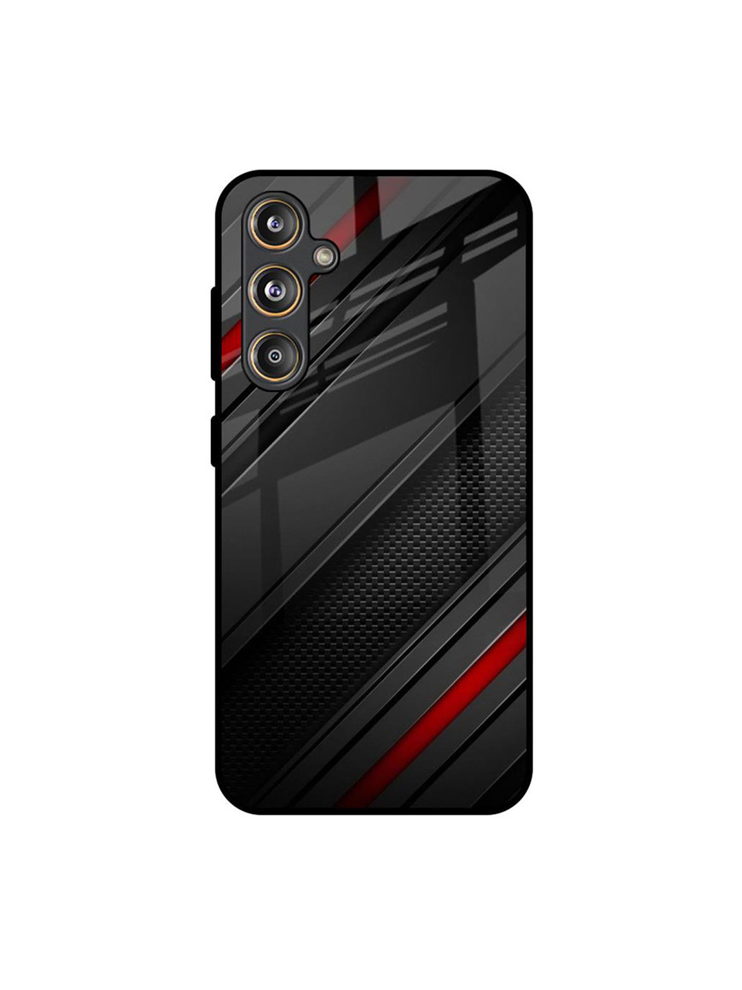 QRIOH Modern Geometric Printed Samsung Galaxy M55s Silicone Back Case