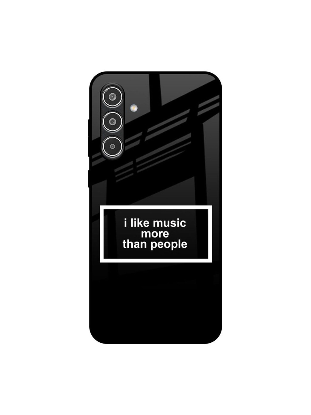 QRIOH Qrioh Music Lover Samsung Galaxy A56 5G Glass Back Case Mobile Accessories