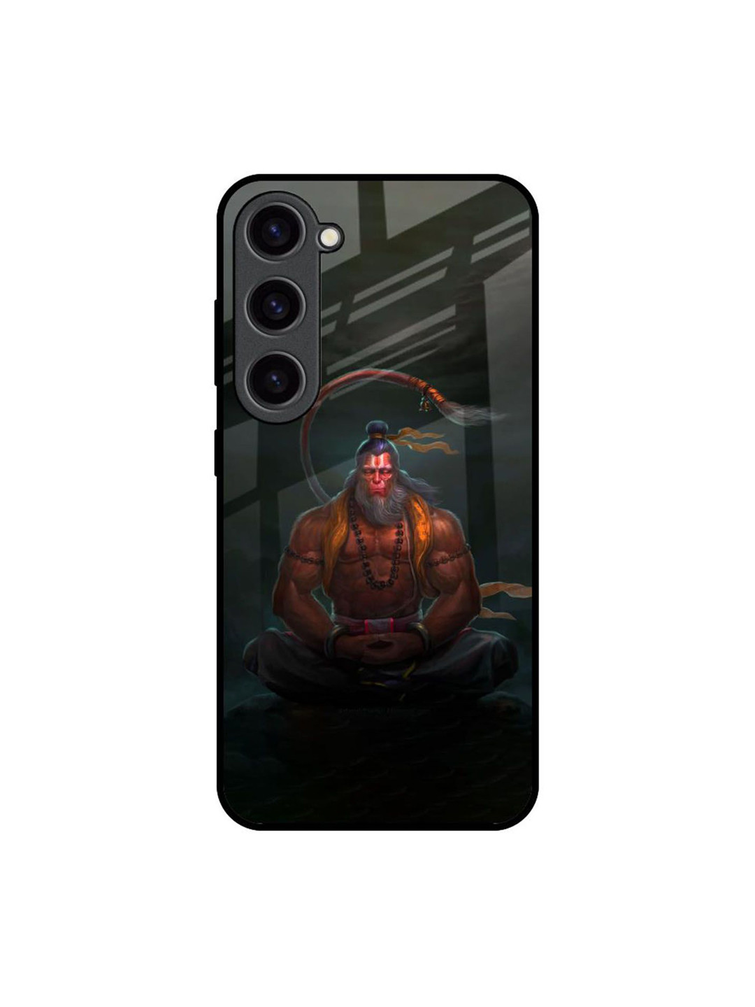QRIOH Lord Hanuman Animated Printed Samsung Galaxy S23 Back Case Mobile Accessories