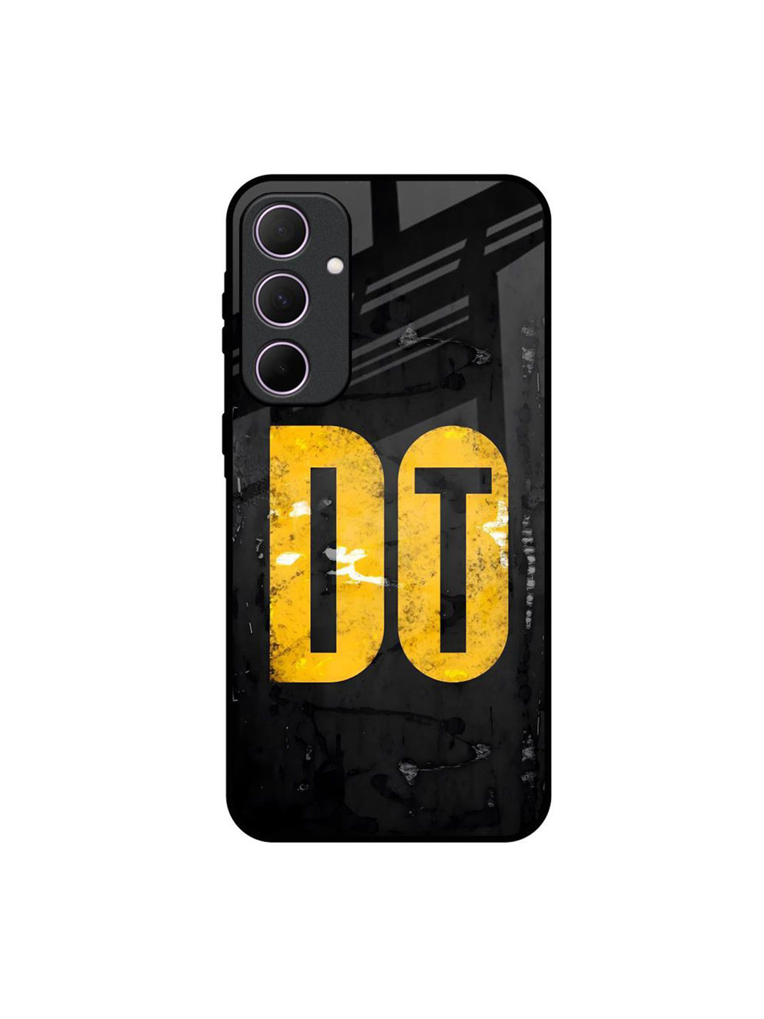QRIOH DT Vibe Printed Sleek & Lightweight Silicone Samsung Galaxy A35 5G Glass Back Case