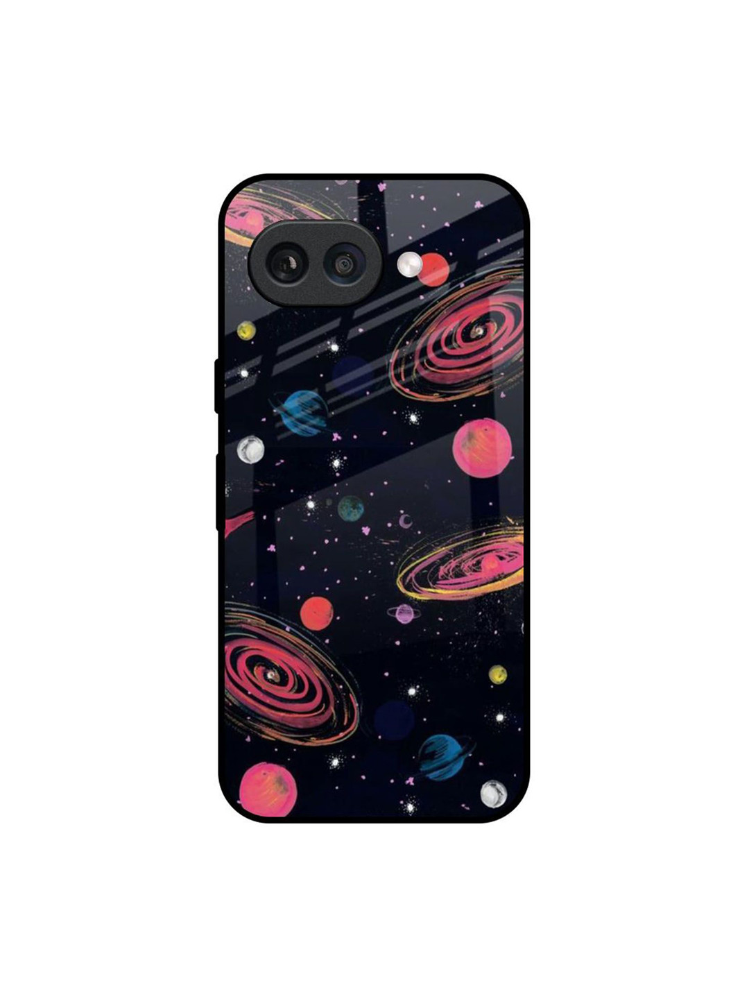 QRIOH Galaxy In Dream Quirky Printed Google Pixel 9A Silicone Back Case Mobile Accessories