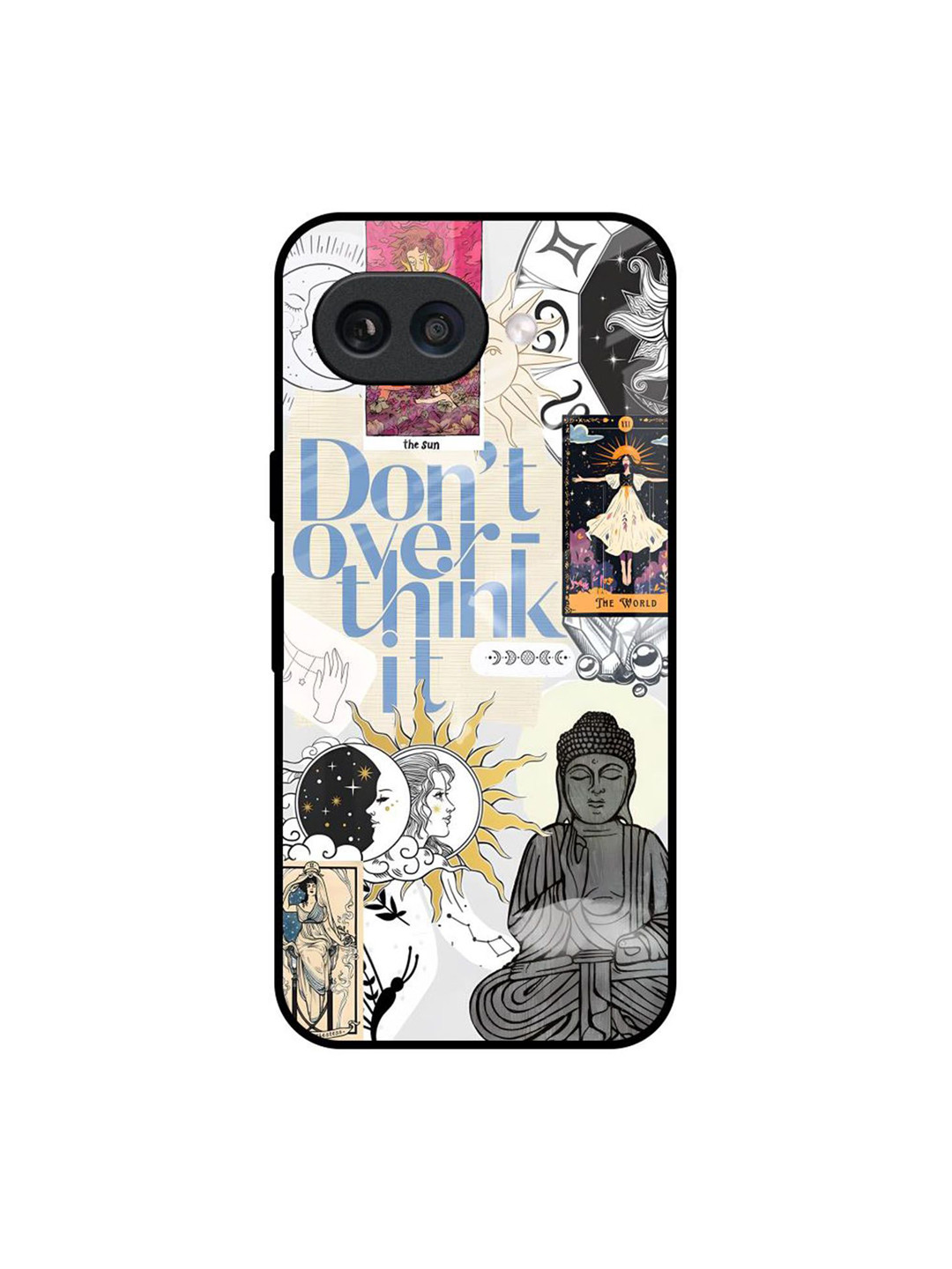 QRIOH Typography Printed Google Pixel 9A Silicone Back Case