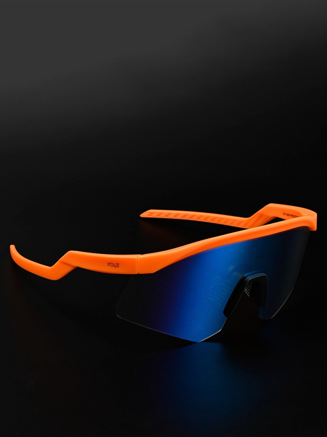 Irayz Men Half Rim UV Protected Lens Sports Sunglasses 2805-Orange