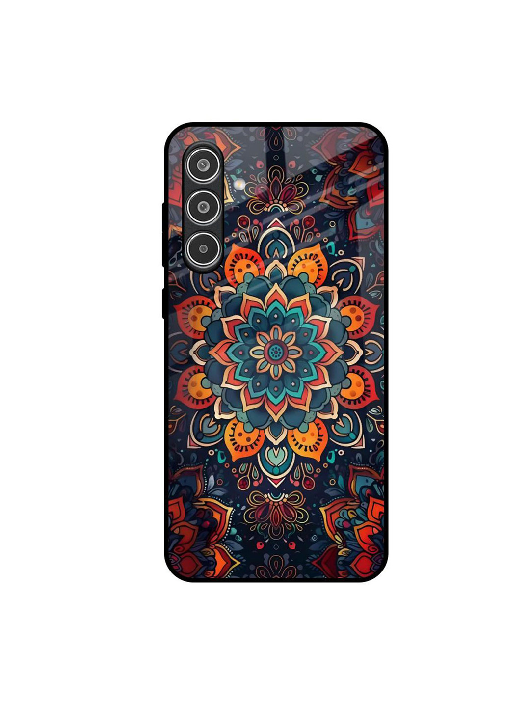 QRIOH Boho Orbit Printed Sleek & Lightweight Silicone Samsung Galaxy A36 5G Back Case