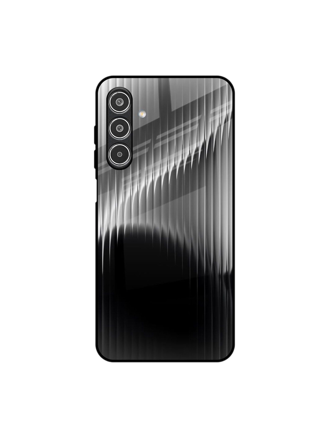 QRIOH Monochrome Samsung Galaxy A26 5G Glass Back Case Mobile Accessories