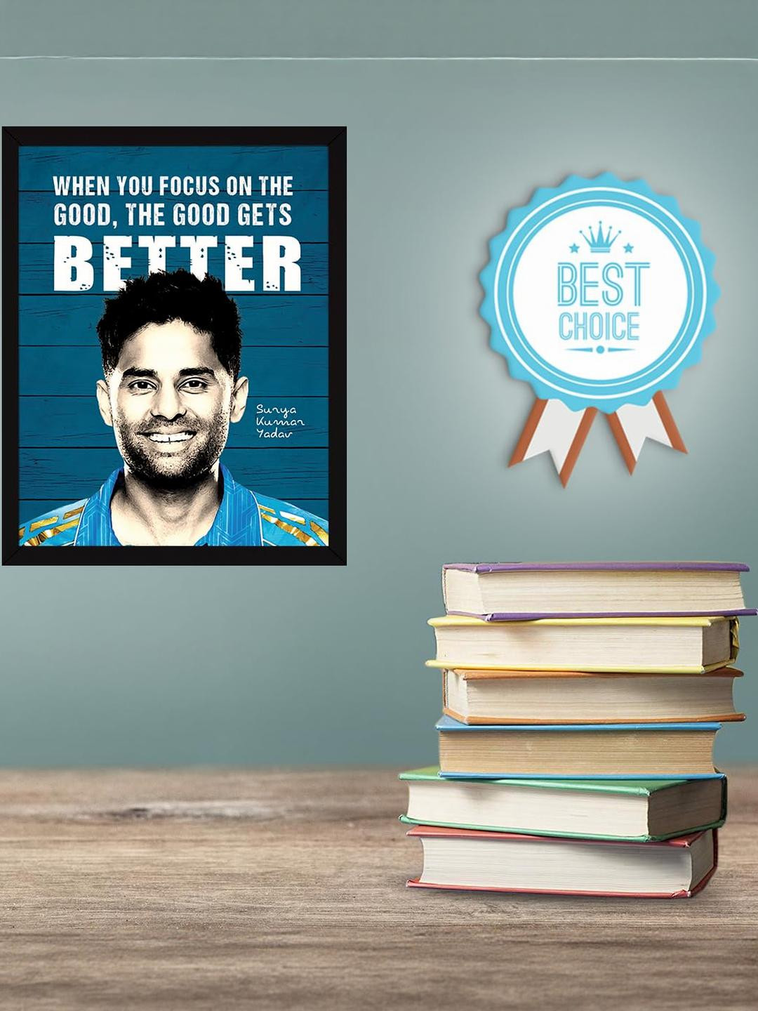 Chaka Chaundh Surya Kuman Yadav Quotes Wall Art