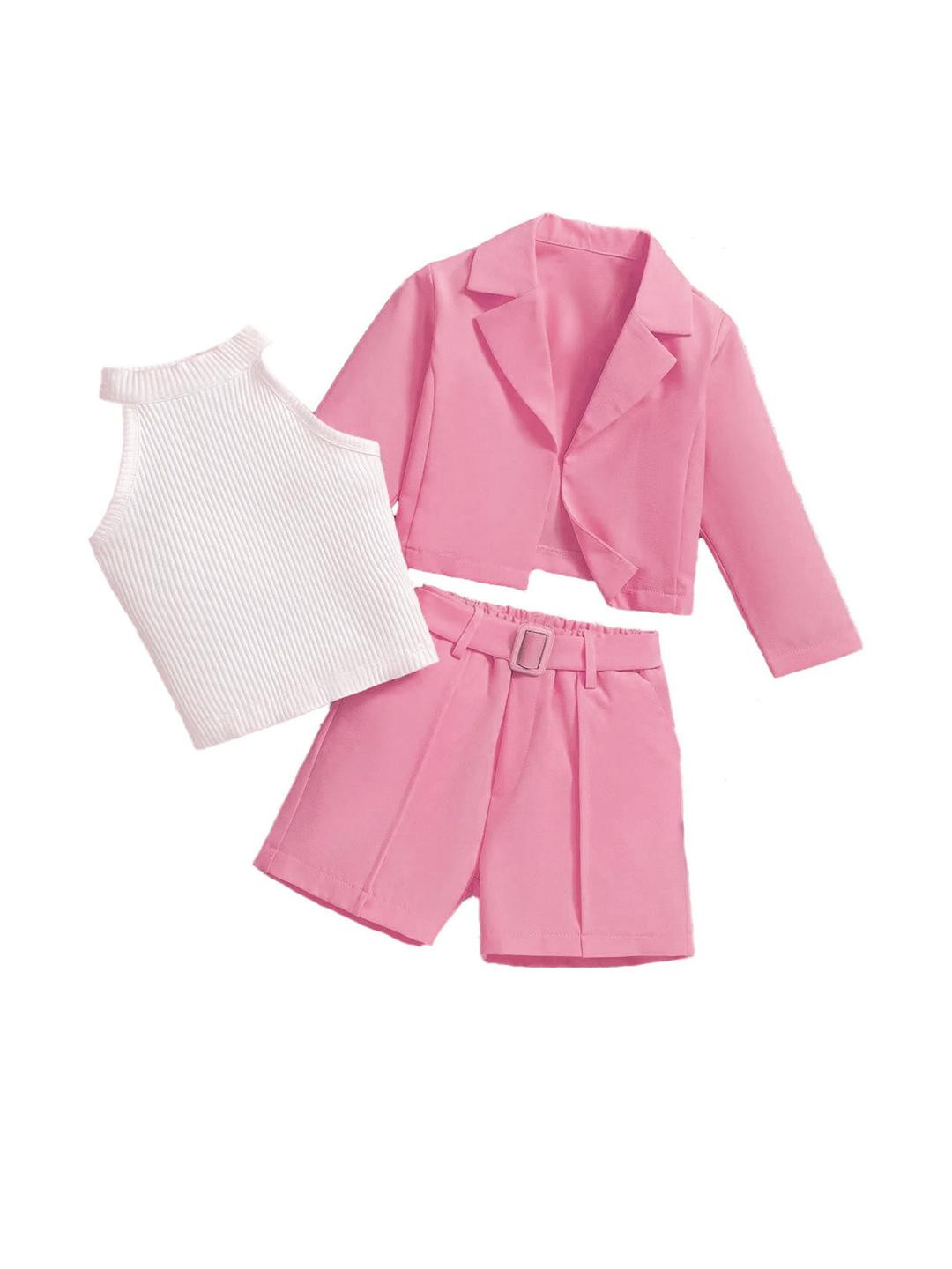 Bold N Elegant Girls Solid Clothing Set
